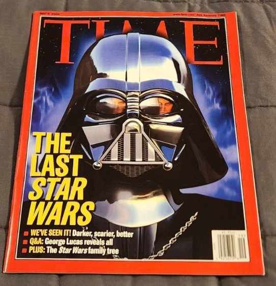 43164: TIME MAGAZINE THE LAST STAR WARS #1 VF Grade NO ADDRESS BOX Darth Vader