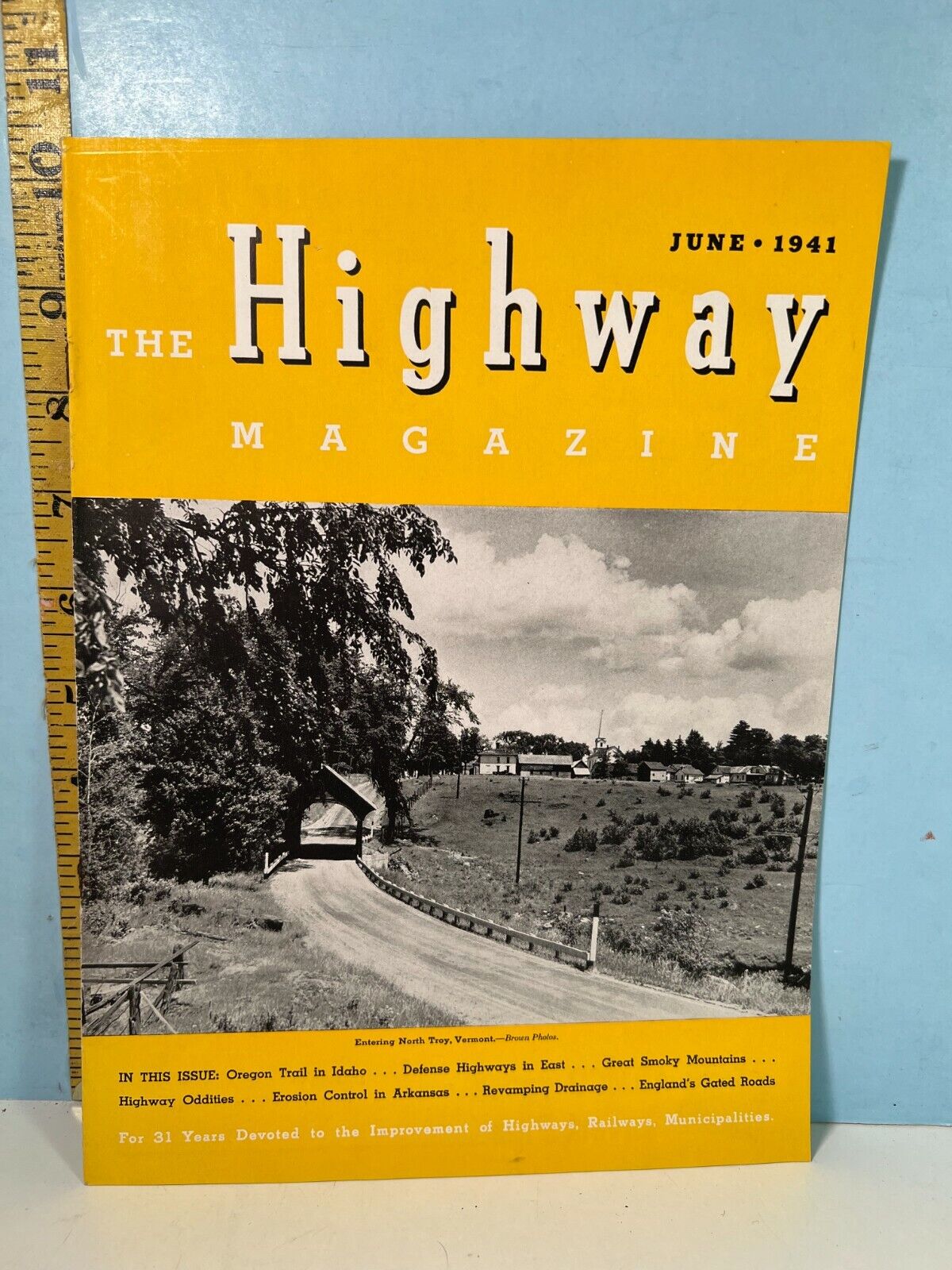 1941 June The Highway Magazine - Highways, Railways & Bridges & Infrastructure