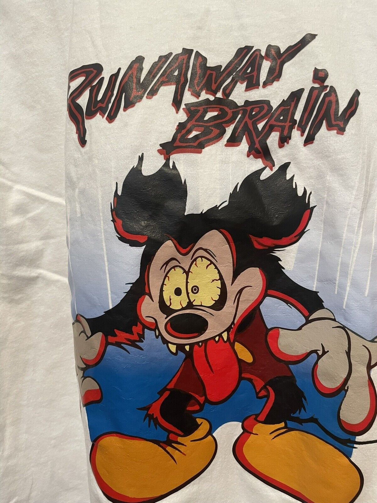 Disney Mickey Runaway Brain T-Shirt Amazing