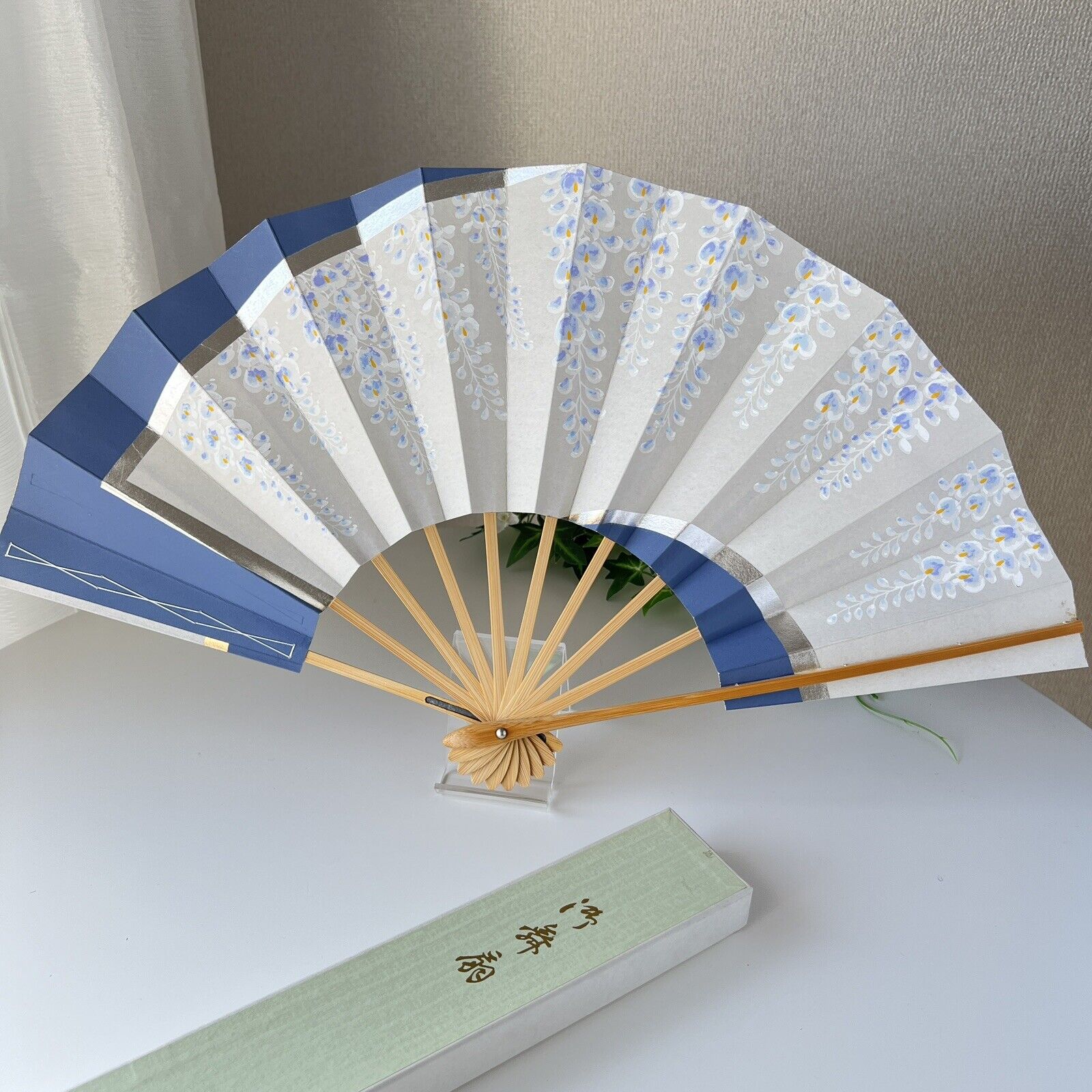 [Excellent] Vintage Japanese Craft Hand Folding Fans, bamboo, Handmade SENSU
