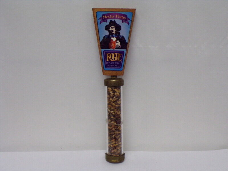 ORIGINAL Vintage Rogue Mocha Porter Beer Keg Tap Handle