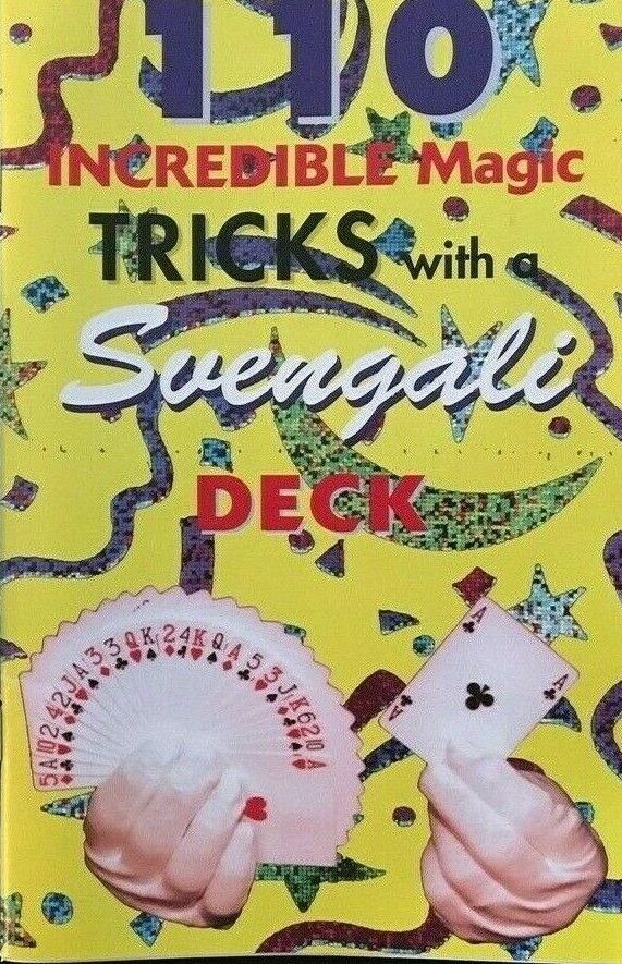 Svengali Magic Combo: SVENGALI DECK + VINTAGE BOOK  Perform GREAT Tricks  WATCH