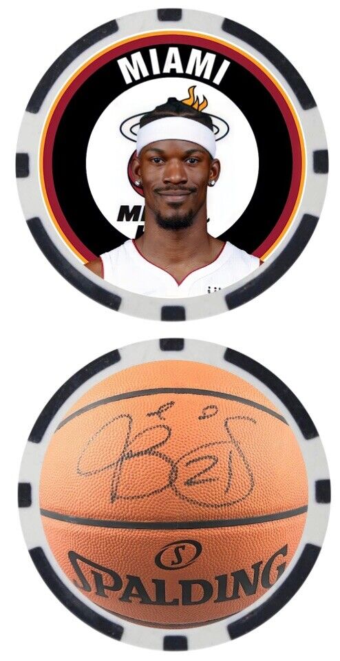JIMMY BUTLER - MIAMI HEAT - POKER CHIP -  ****SIGNED/AUTO***