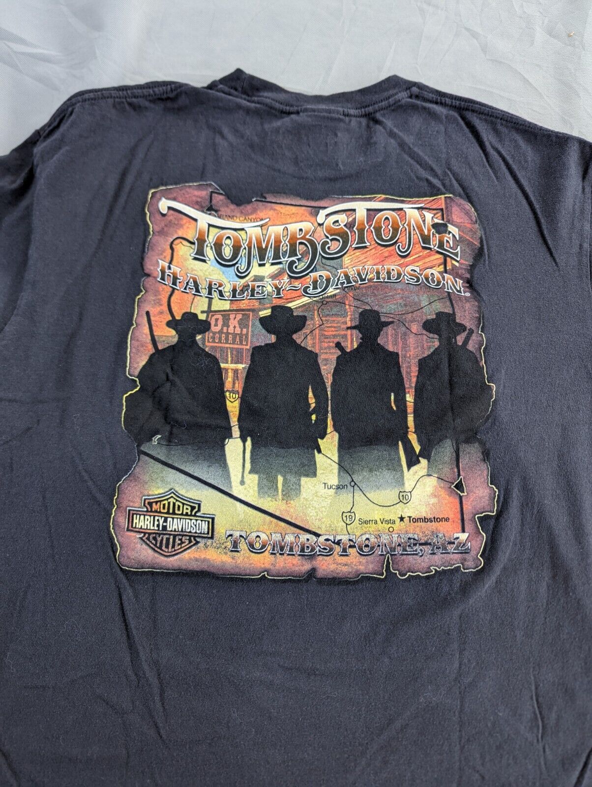 2016 Harley Davidson Motorcycle Tombstone, Arizona T-shirt 