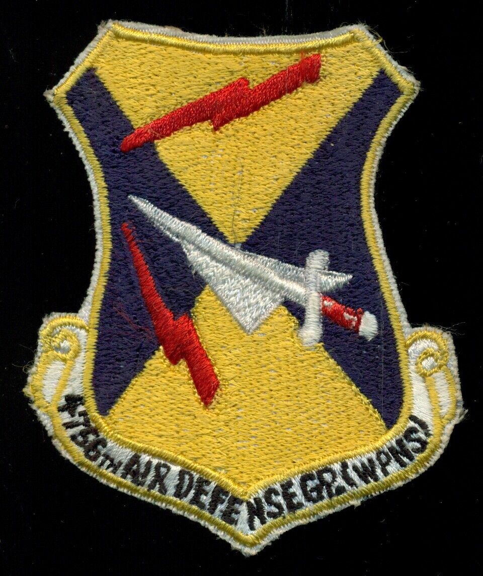 USAF 4756th Air Defense Group (Weapons) Patch CT1