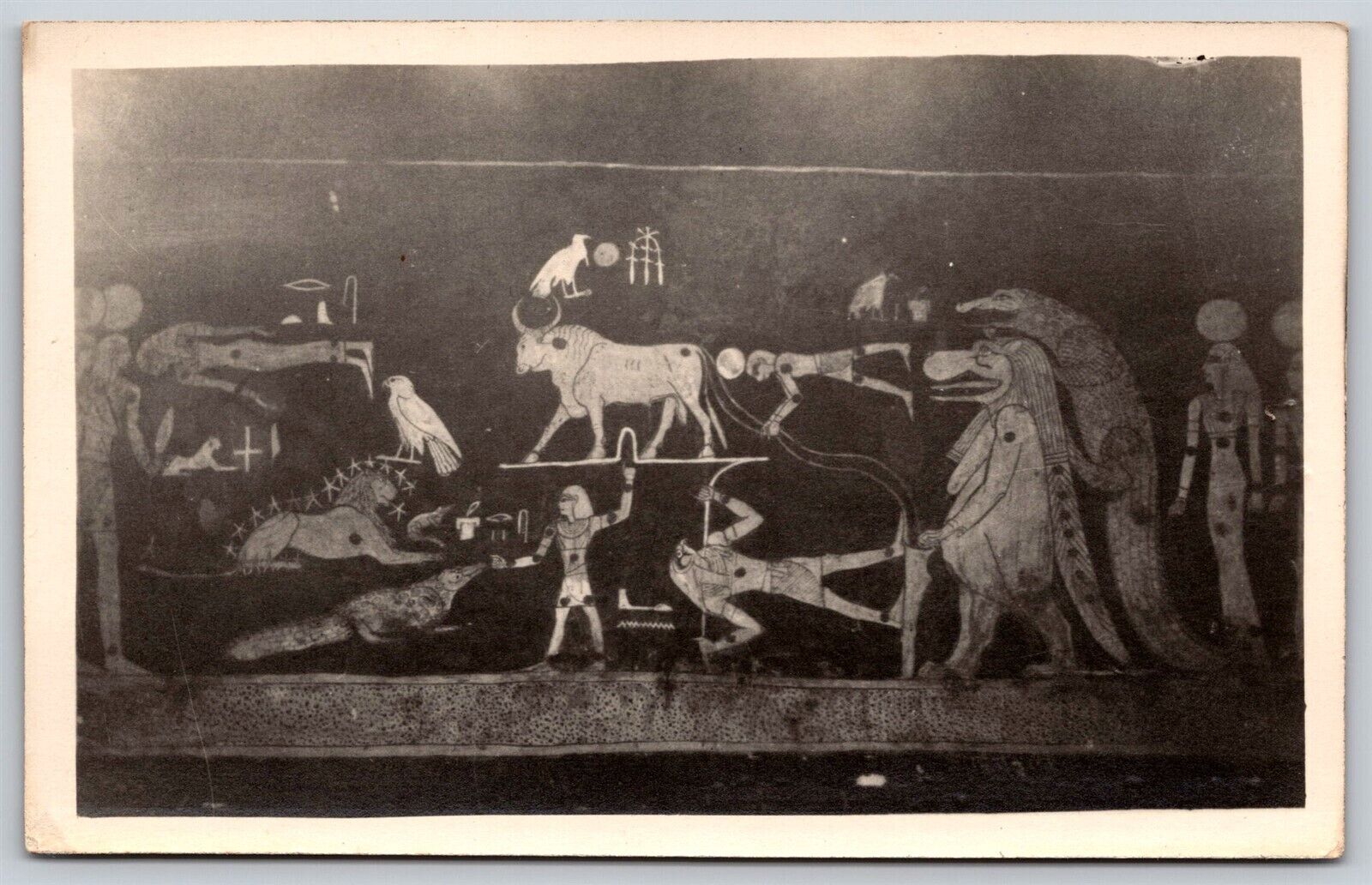 Postcard Thebes Tomb of Seti I Signs of the Zodiac RPPC O170