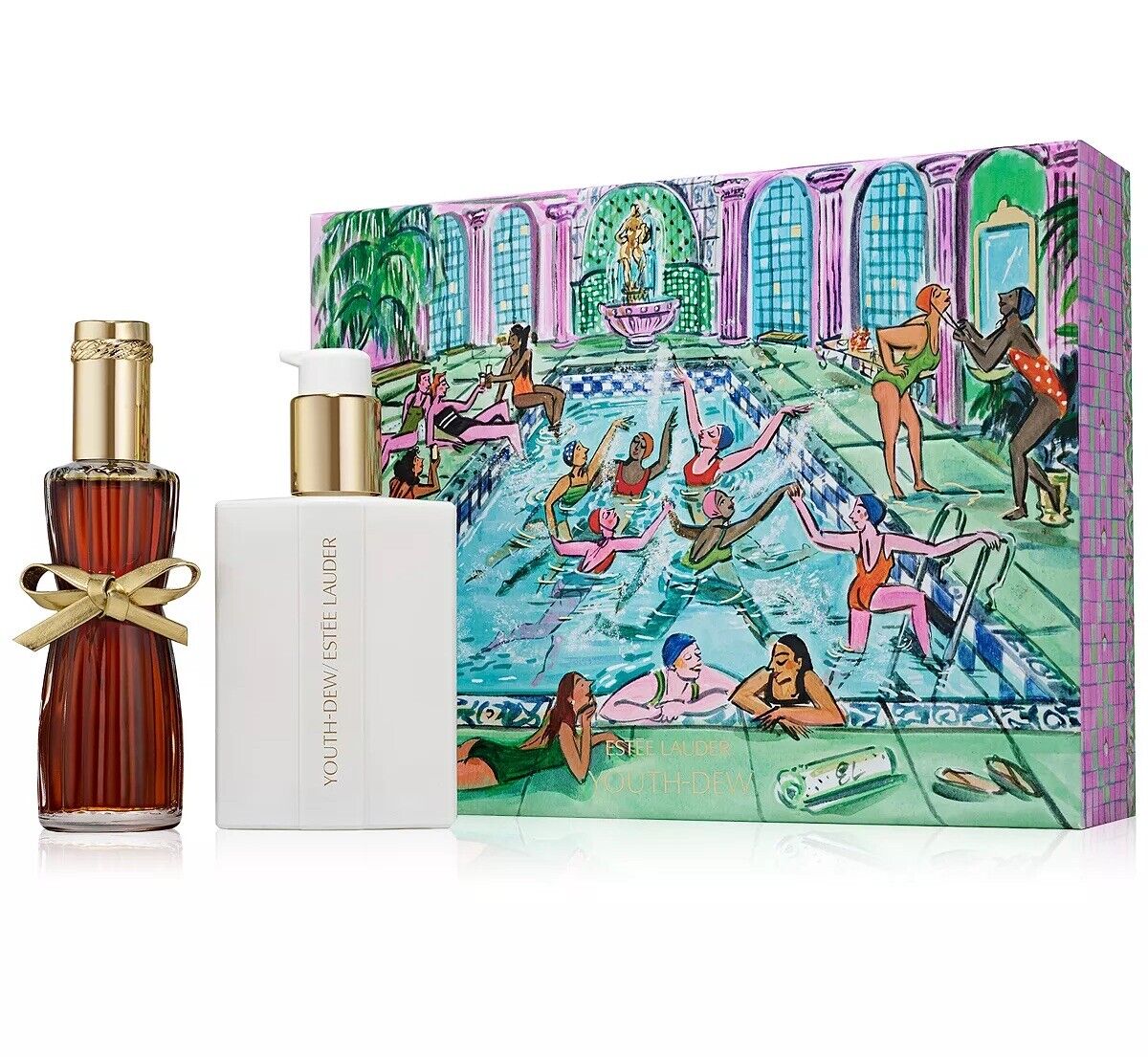 Estee Lauder Youth Dew Gift Set 2 Piece As Pictured New