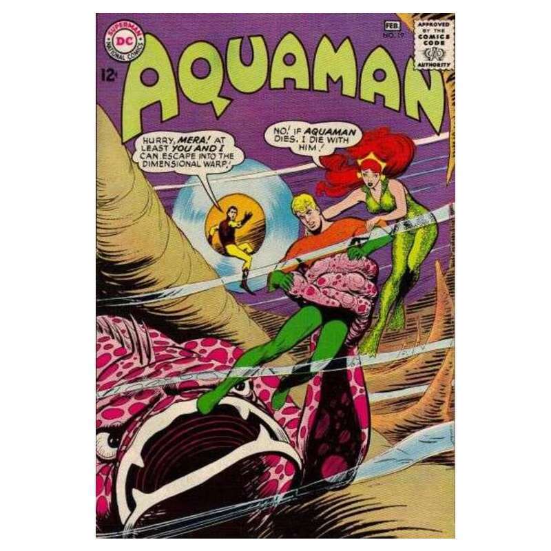 Aquaman #19 1962 series DC comics Fine minus Full description below [o]