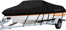 300D 17Ft-19Ft Waterproof Trailerable Marine Grade Polyster Canvas Fits V-Hull,  picture