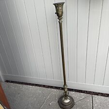 Art Deco 1930's Vintage Torchiere Floor Lamp Base. No Glass Included. picture