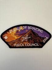 Yucca Council Friends of Scouting (FOS) Council Shoulder Patch (CSP) 2016 1/500 picture