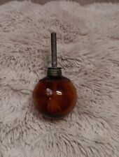 1880 &1893 PATENT Very Rare, AMBER BLOWN GLASS JEWELER DENTIST ALCOHOL LAMP  picture