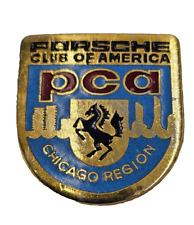 Version 1 Vintage Porsche club of America Lapel Pin PCA Chicago Region SMALL  1