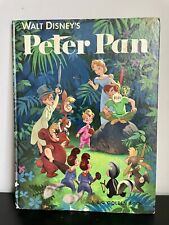 Peter Pan Hardcover Walt Disney A Big Golden Book 1952 23rd Printing picture