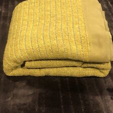 Fashion Manor By Pennys 80W X 82L Top Edge Silk Biased Blanket Mustard Color picture