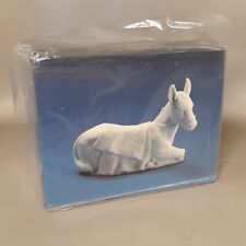 Vintage Avon Nativity Collectibles The Donkey White Porcelain Figurine 1984 picture