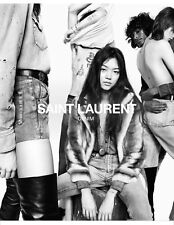 Saint Laurent Denim 2020 #YSL35 by Anthony Vaccarello - Vintage Poster picture