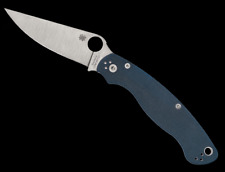Spyderco Knives Military 2 C36GPCBL2 Cobalt Blue G10 CPM Stainless Pocket Knife picture
