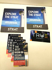 THE STRAT HOTEL CASINO &  TOWER LAS VEGAS STRIP 4 Room Key Cards & Holders picture