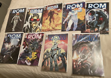Rom 1-12 IDW Comic Lot Run Set but Missing 7 8 & 10 Variant Sub Cover Nice picture