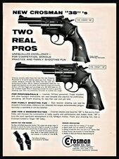 1964 CROSMAN Combat and Target 38 CO2 P_ellet Gun Revolver PRINT AD picture