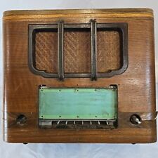 1938 RCA Victor 96T2 Pushbutton Wood Continental 6 Tube AM Radio Restorative picture