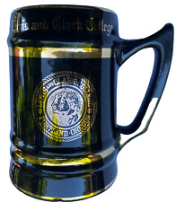VTG Lewis & Clark College Oregon WC Bunting Black 20oz ceramic Stein Mug Cup picture