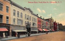 Postcard Business Block, North Main Street in Gloversville, New York~121631 picture