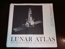 1966 North American Aviation Lunar Atlas Supplement Manual in Original Binder picture