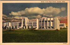 Jackson MS-Mississippi, Baily Junior High School Vintage Souvenir Postcard picture