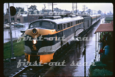 R DUPLICATE SLIDE - Chesapeake & Ohio C&O 4029 E-8 Passenger Scene Seymour IN picture