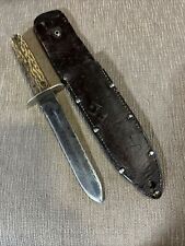 Vintage, E M Dickinson, 1850-1900 Only, Dagger Style, Stag, Sheath picture