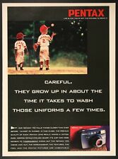 Pentax IQ Zoom 140 Camera  Boys League Baseball Vintage Print Ad 1995 picture