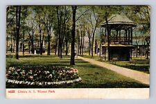 Elmira NY- New York, Wisner Park, Antique, Vintage c1957 Souvenir Postcard picture
