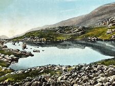 TE Lithograph Postcard Lake Of The Clouds Mt Washington New Hampshire Color Tint picture