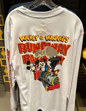 Disney Parks Mickey & Minnie’s Runaway Railway T Shirt Long Sleeve XLARGE NWT picture