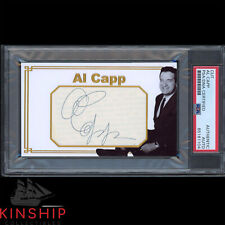 Al Capp signed Cut 3x5 Custom Card PSA DNA Slabbed Auto C2722 picture