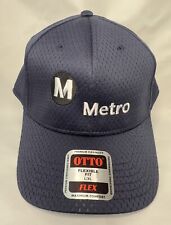 Los Angeles Metro Blue Cap White & Black Log Stretch To Fit L/XL  picture