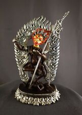Buddhism Gold Face Singha Mukhi Dakini Yogini Silver Oxide Copper Statue Figure picture