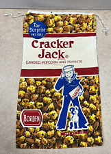 RARE Vintage Cracker Jack Pop Art PILLOW UNSTUFFED Fabric Craft Material 18x10