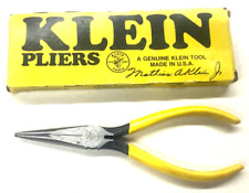 NOS KLEIN TOOLS 6” NEEDLE NOSE PLIERS, D301-6, USA picture
