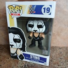 VAULTED Funko POP WWE Wrestling 19 STING Black & White - Box DAMAGED - Protector picture