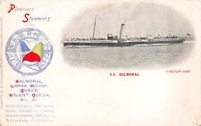 Postcard S.S. Balmoral Pleasure Steamers~115929 picture