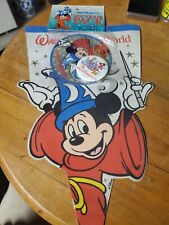 Vintage Walt Disney World 25th Anniversary Souvenir Pennant/Decal/Button picture