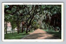 Daytona FL-Florida, Residential Area, Ridgewood Avenue Vintage c1922 Postcard picture