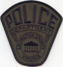 ARLINGTON COUNTY VIRGINIA subdued green POLICE PATCH picture
