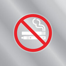 No Smoking / No Vaping - Circle design - Clings FA picture