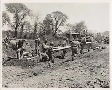 462 Engineer Washington DC Army Clearing Bunker 1958 VINTAGE  8x10  Photo picture