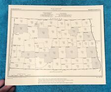 1933 SOUTH DAKOTA Retails Sales In Each County Map, Commercial Business Atlas picture