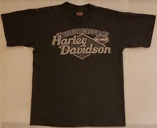 HARLEY DAVIDSON Charleston S. Carolina Low Country Motorcycle Sz Lg Gray Shirt picture